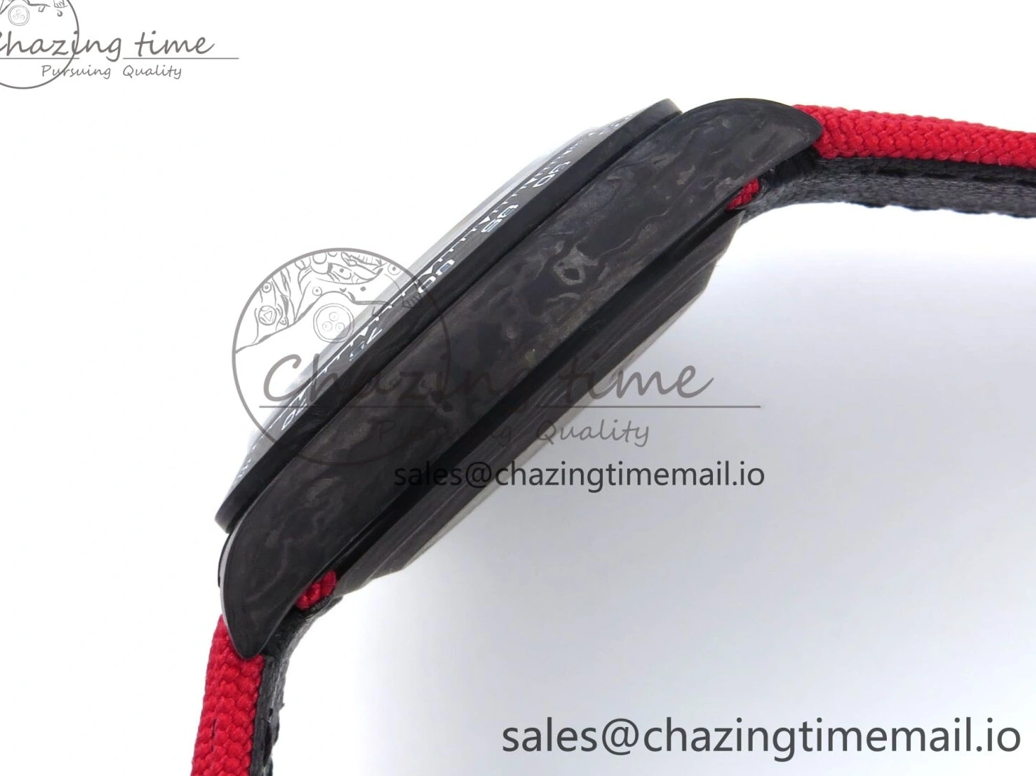 0405 Daytona Diw 40mm N6F 1:1 Best Edition Gray Skeleton Dial Red Nylon Strap DD Original 900